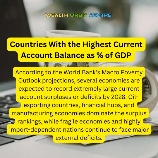 Countries With The Highest Current Account Balance As Of GDP 1 Countries With The Highest Current Account Balance As Of GDP 1