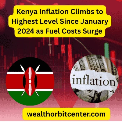Kenya Inflation Climbs To Highest Level Since January 2024 As Fuel Costs Surge Kenya Inflation Climbs To Highest Level Since January 2024 As Fuel Costs Surge