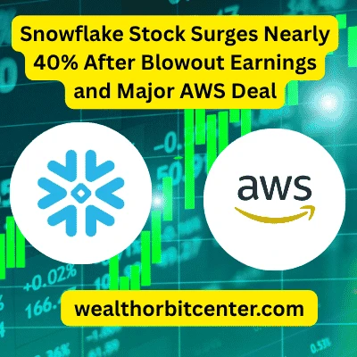 Snowflake Stock Surges Nearly 40 After Blowout Earnings And Major AWS Deal Snowflake Stock Surges Nearly 40 After Blowout Earnings And Major AWS Deal